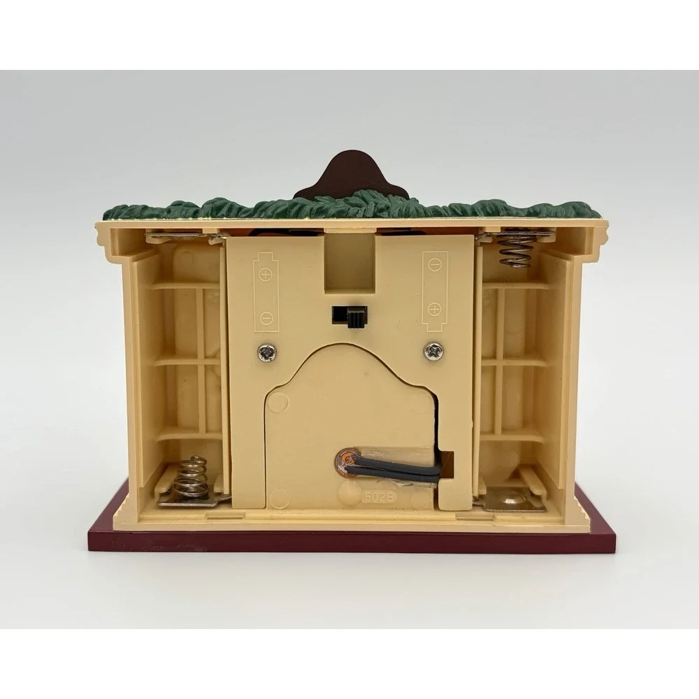 Hallmark 1993 The Bearingers Light Up Fireplace Tabletop Ornament Display VTG